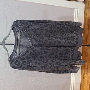 Animal Print Sweatshirt 3X